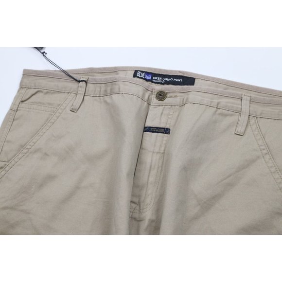 NOS Vtg 90s Marithe Francois Girbaud Mens 44x34 Baggy Relaxed Biker Cargo Pants - Picture 5 of 11